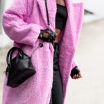 Płaszcz z misia Teddys różowy