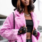 Płaszcz z misia Teddys różowy