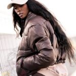 Kurtka bomberka skórzana Roksi II brązowa