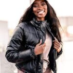 Kurtka bomberka skórzana Roksi II czarna