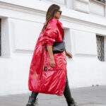 Płaszcz lakierowany Citix czerwony