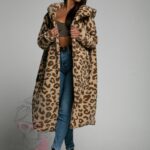 Płaszcz z misia MC Teds beżowy w cętki