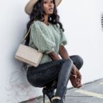 Sweter moherowy Smooth oliwkowy