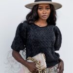 Sweter moherowy Smooth czarny