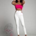 Top opaska Madam Yoga fuksja