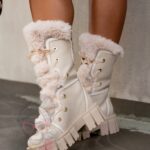 Śniegowce z puchem Kald Rock beżowe