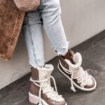 Śniegowce z kożuszkiem Aries Rock brązowe