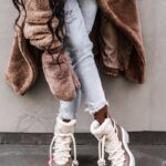 Śniegowce z kożuszkiem Aries Rock brązowe