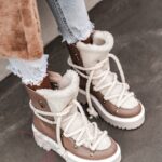 Śniegowce z kożuszkiem Aries Rock brązowe