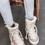 Śniegowce z kożuszkiem Aries Rock cappuccino