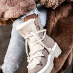 Śniegowce z kożuszkiem Aries Rock cappuccino