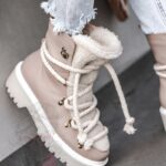 Śniegowce z kożuszkiem Aries Rock cappuccino