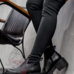 -wyprzedane-Kozaki z elastyczną cholewką Rock Movie czarne