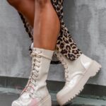 Botki skarpety Soket Rock beżowe