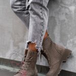 Workery skórzane Madam Comb ziemiste