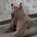 Workery skórzane Madam Comb ziemiste