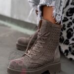 Workery skórzane Madam Comb ziemiste