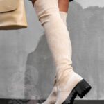 -wyprzedane-Kozaki zamszowe Madam Overs beżowe