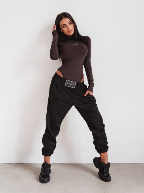 Body z półgolfem Nice Neck Ola Voga brąz