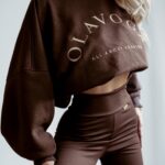 Bluza oversize Look At Me O'la Voga brązowa