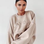 Bluza oversize Look At Me O'la Voga j.beżowa