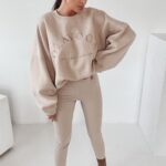 Bluza oversize Look At Me O'la Voga j.beżowa