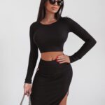 Komplet dopasowany Natural Look Ola Voga czarny