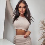 Komplet dopasowany Natural Look Ola Voga beżowy