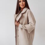 Płaszcz elegancki Autumn Vibes Ola Voga j.beżowy