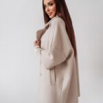 Płaszcz elegancki Autumn Vibes Ola Voga j.beżowy