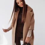Płaszcz elegancki Autumn Vibes Ola Voga c.beżowy