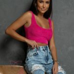 Top frotte Suenos fuksja