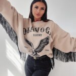 PREORDER Bluza z frędzlami Big Eagle Ola Voga j.beżowa