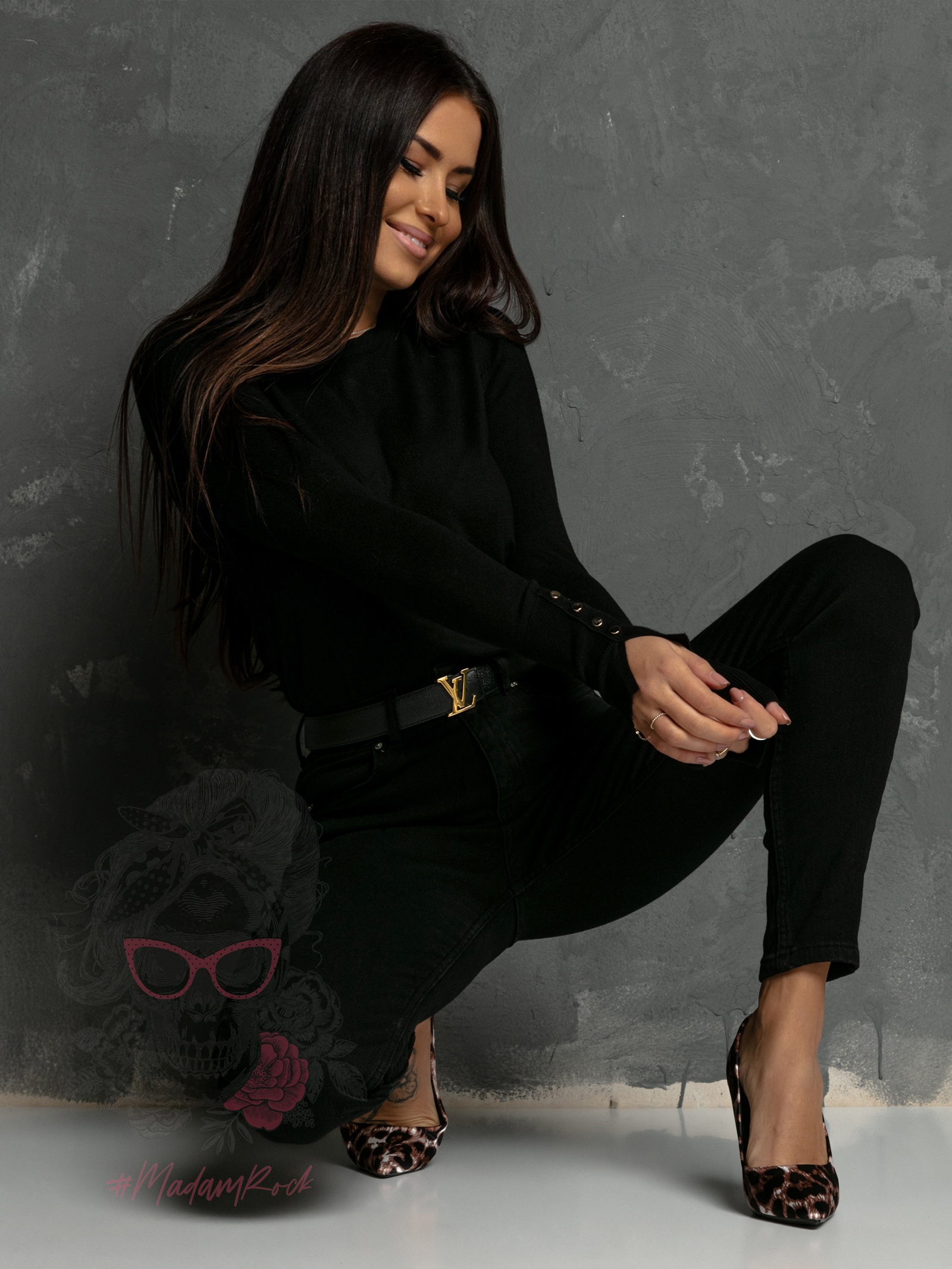 Sweterek kaszmirowy Belindo czarny Sweterek kaszmirowy Belindo czarny