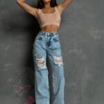 Spodnie jeansowe Youngs niebieskie