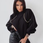 Bluza z łańcuszkami Ola Voga Two Chains czarna
