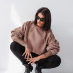 Bluza z łańcuszkami Ola Voga Two Chains c.beżowa