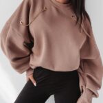 Bluza z łańcuszkami Ola Voga Two Chains c.beżowa