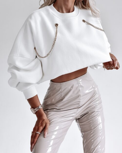 Bluza z łańcuszkami Ola Voga Two Chains ecru