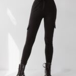 - WYPRZEDANE - Spodnie z wysokim stanem Ola Voga Comfort Sport czarne