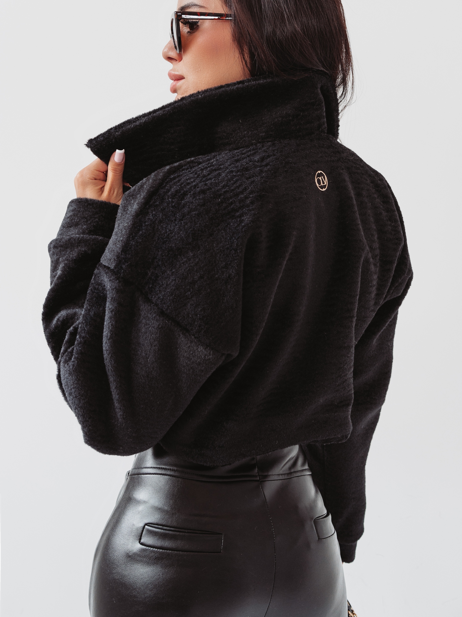 Kurtka ramoneska Gold Pin Ola Voga czarna Kurtka ramoneska Gold Pin Ola Voga czarna