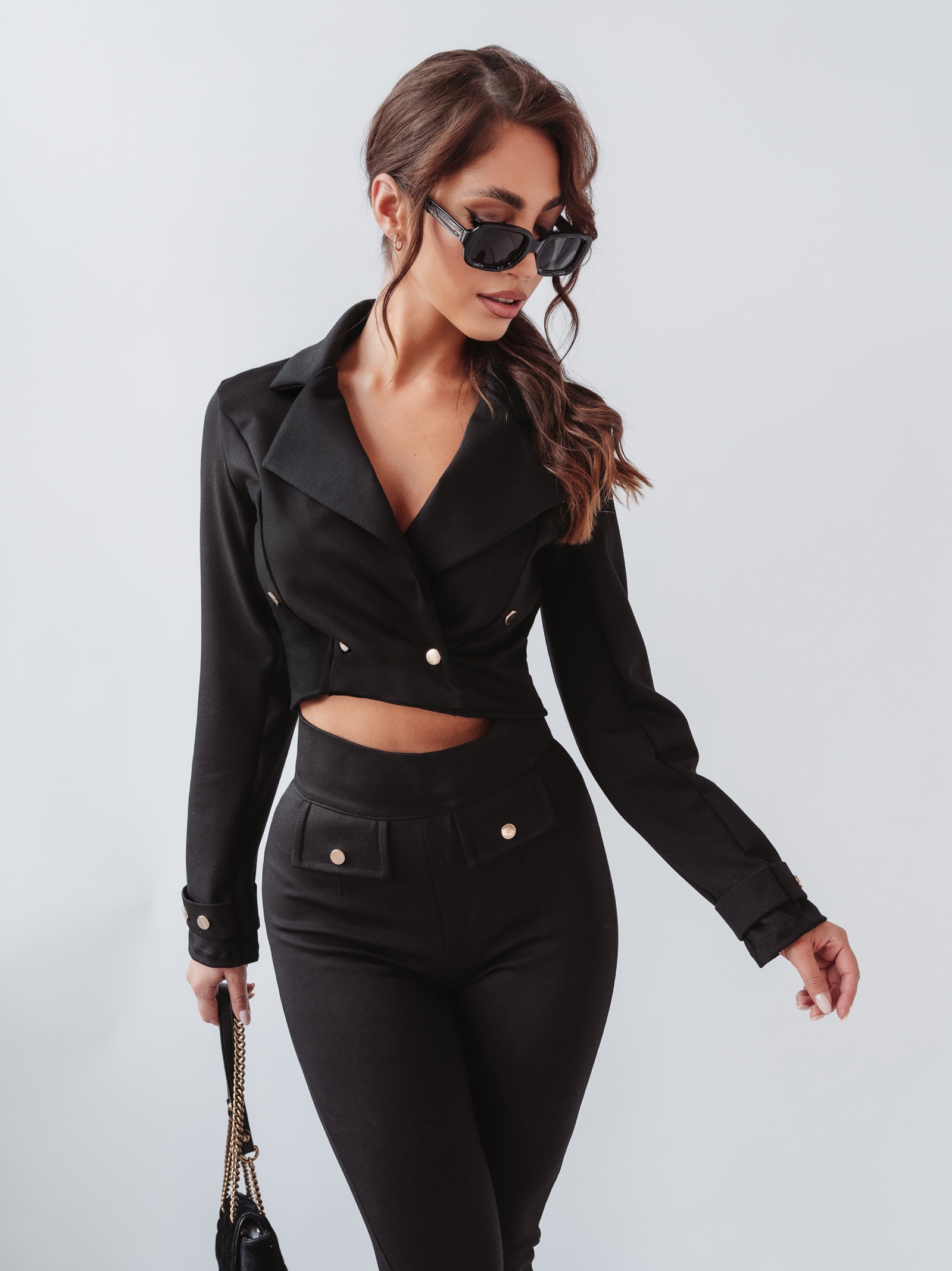 Komplet elegancki Ola Voga Autumn Elegance czarny