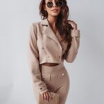 Komplet elegancki Ola Voga Autumn Elegance beżowy