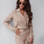 Komplet elegancki Ola Voga Autumn Elegance beżowy
