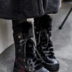 wyprzedane- śniegowce z futrem Madam Moto II czarne