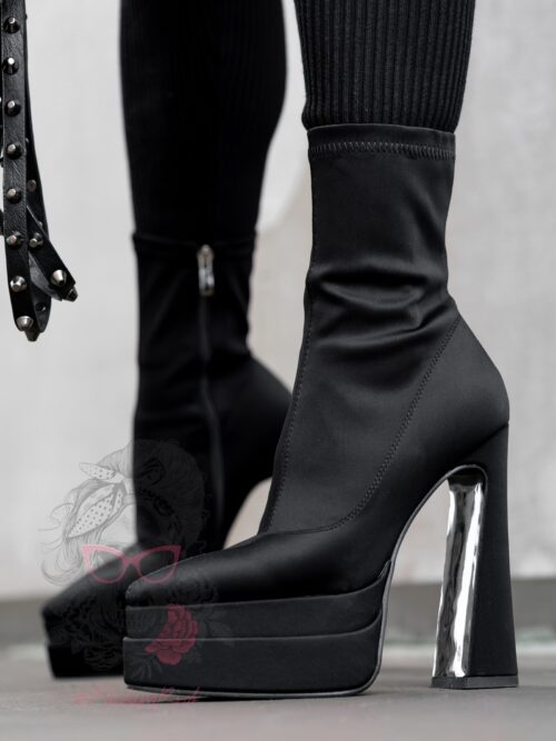 Botki lycra Rock Omens czarne