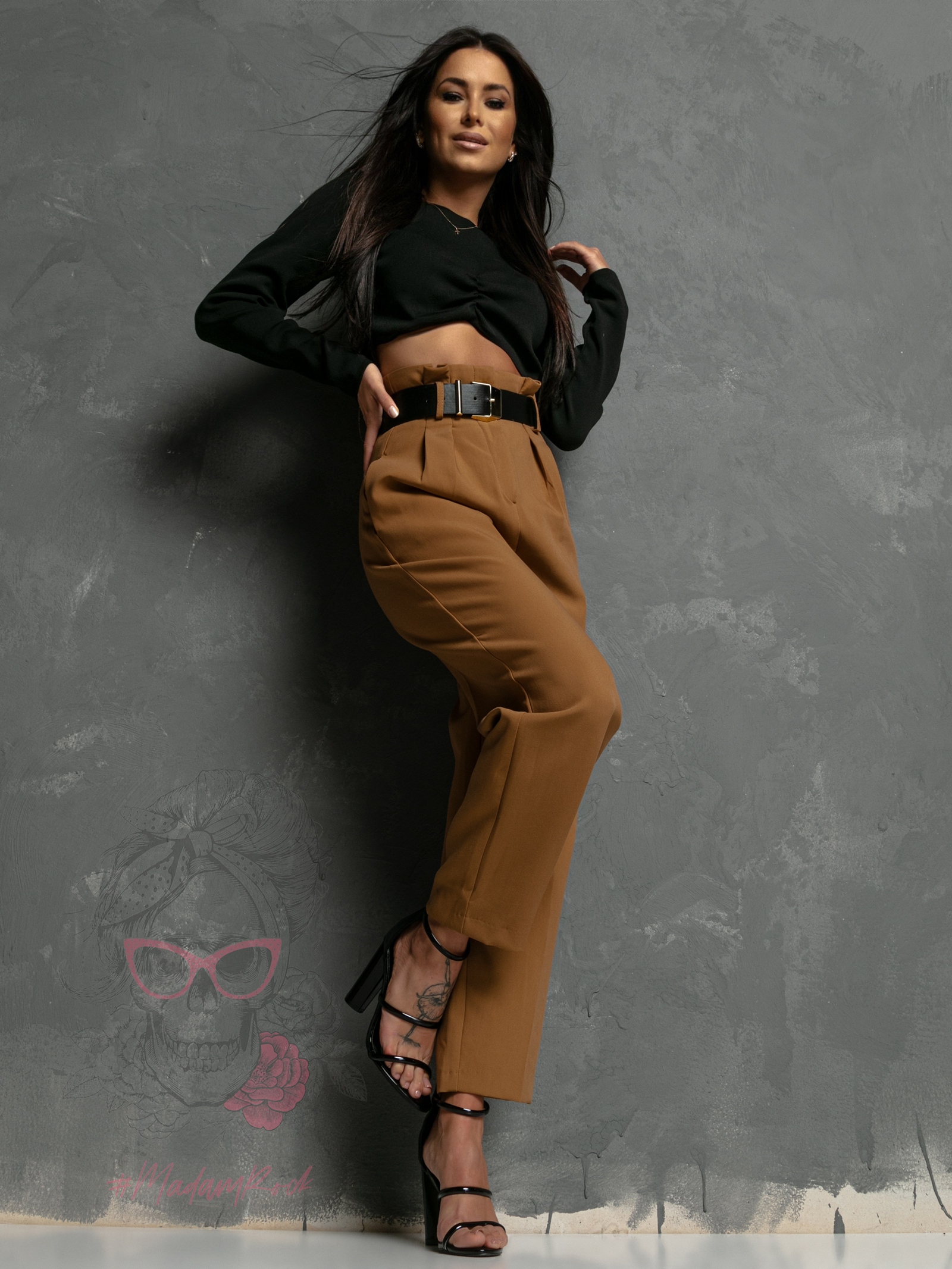 Bluzka elastyczna Zexo czarna Bluzka elastyczna Zexo czarna