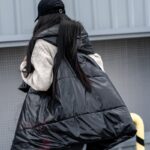 Kamizelka asymetryczna Wind czarna