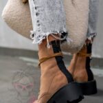 Workery zamszowe Rock Class karmelowe