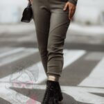 Komplet prążkowany Laki Sort khaki